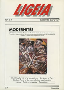 N° 3-4, OCTOBRE 1988/MARS 1989 - DOSSIER : MODERNITES