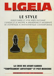 N° 17-18, OCTOBRE 1995/JUIN 1996 - DOSSIER : LE STYLE