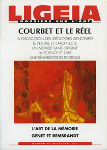 N° 41-44, OCTOBRE 2002-JUIN 2003 - DOSSIER : COURBET ET LE RÉEL